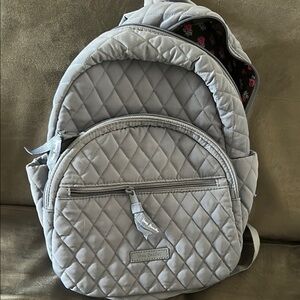 Vera Bradley Light Blue Quilted Backpack